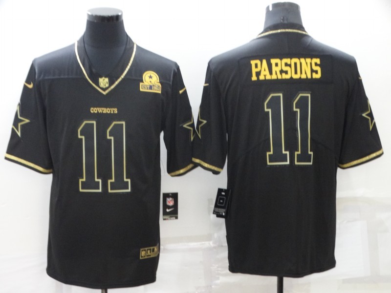 Men's Dallas Cowboys Micah Parsons #11 Black Jersey